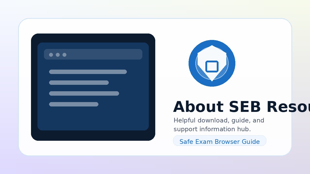 Safe Exam Browser running on a laptop showing a secure exam interface
