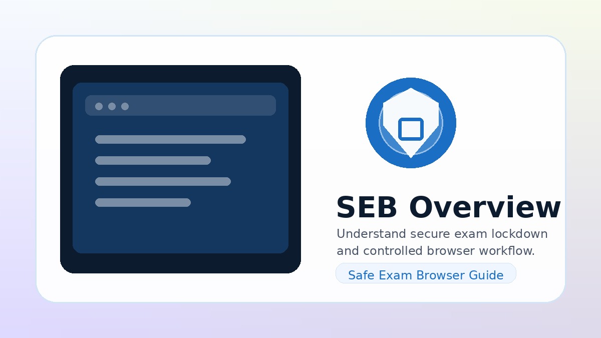 Safe Exam Browser overview guide illustration